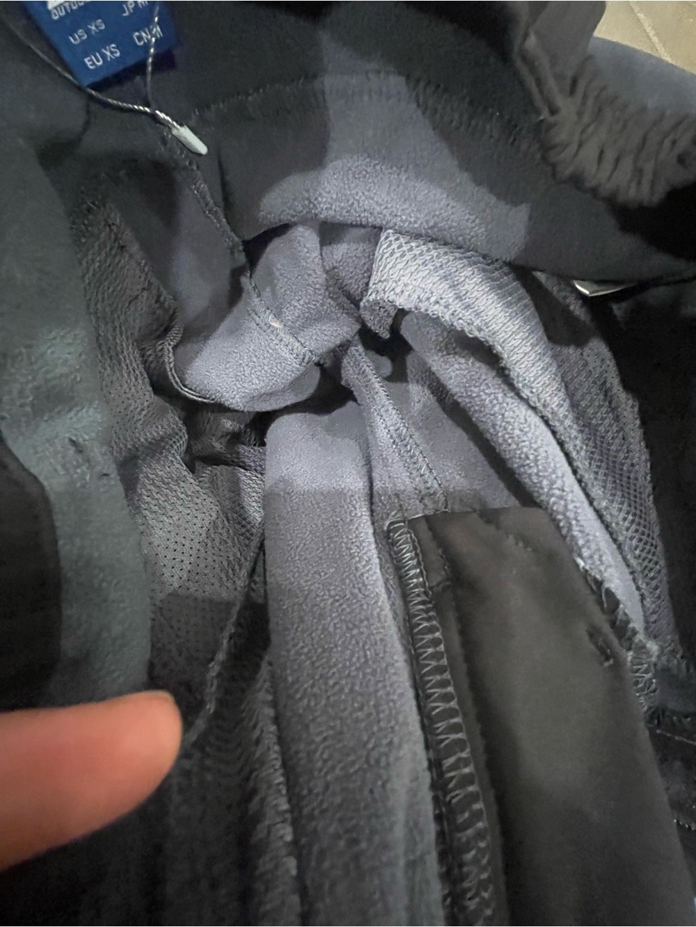 Women’s fleece lined waterproof Black & Gray Softshell snow Pants - - Picture 3 of 4